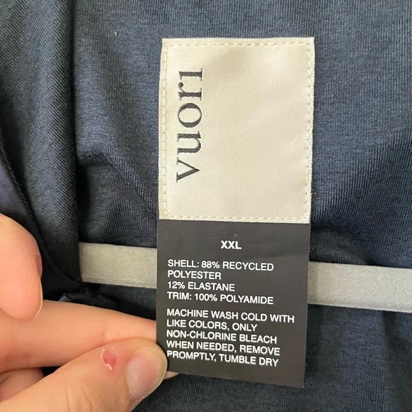 Vuori Sunday Element Track Jacket in Blue Ink Heather Men’s Size XXL - Picture 11 of 16